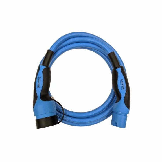 Зарядний кабель Type 2-Type 1, 32A 1-фазний 4м, синій, зображення № 2